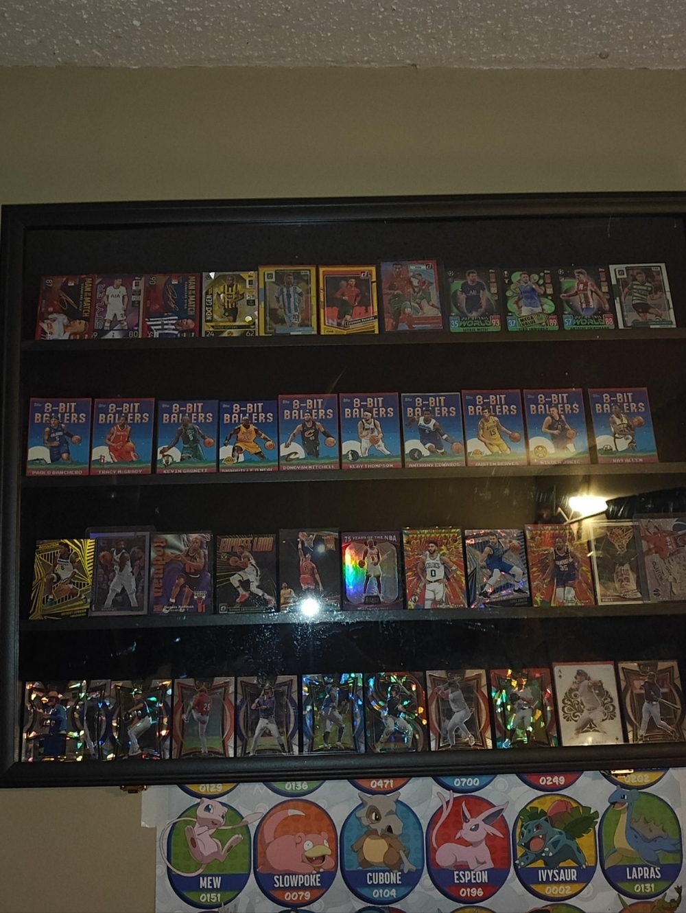 Basketball Trading Card Display Case - Black